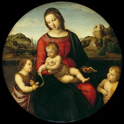 Mary with the Child, John the Baptist and a Holy Boy (Madonna Terranuova)