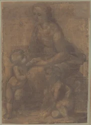 The Madonna and Child with Saint John the Baptist