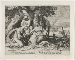 Holy Family with Saint Catherine and Saint Sebastian (Mystical Marriage of Saint Catherine)