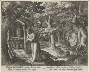 Saint Patroclus of Néris as a Hermit The Virtuous Life of Hermits (series title)