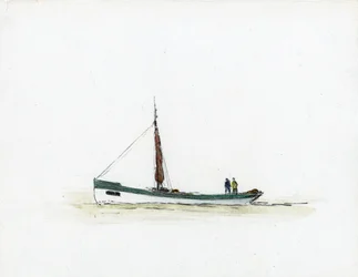 Gabare on the Gironde estuary