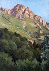 Landscape with mountain