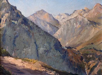 Morning Sun on the Mountains, Pyrenees