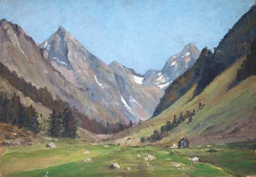 Mountain Landscape in the Pyrenees