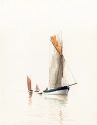 Gabarre on the Gironde Estuary