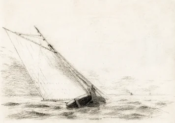 Sailboat on the Gironde Estuary