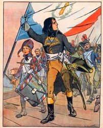 First Italian Campaign: Napoleon Bonaparte at the Battle of the Bridge of Arcole, November 1796