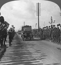 A Royal Visit to the Troops, Enthusiastic Welcome by the Canadians, World War I