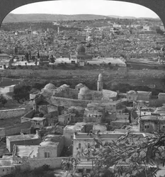 Jerusalem the Holy City, rescued from the Turks, Palestine, World War I