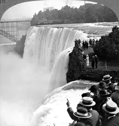 Niagara Falls from Goat Island, New York, USA
