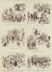 The Home Rule Session, Some "Daily Graphic" Sketches in Parliament
