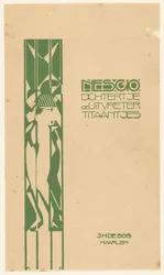 Cover Design for: Nescio, Dichtertje, de Uitvreter en Titaantjes, 1918