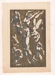 Naked Figures in Various Poses