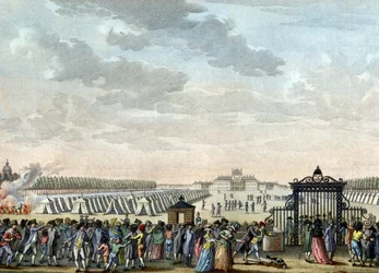 Troops at the Champ de Mars