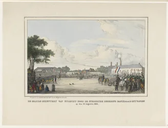The Mobile Militia of Utrecht Gratefully Received by the City Government on August 19, 1834