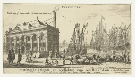 Port of Amsterdam with the Guardhouse