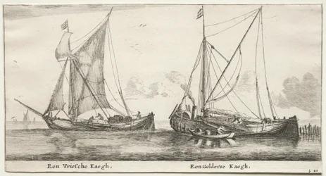 Ships of Amsterdam: A Frisian Bilander. A Geldersche Bilander