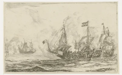 Naval Battle with Capture of a Ship