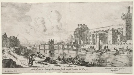 Views of Paris: View of the Louvre and the Tuileries