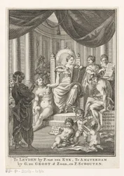 Allegorical Representation with History, Truth, Antiquity, and Prudence