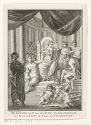 Allegorical Representation with History, Truth, Antiquity, and Prudence