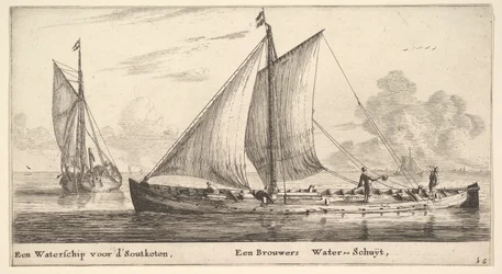 A Watership Carrying Water for Salt Works and Another One Carrying Water