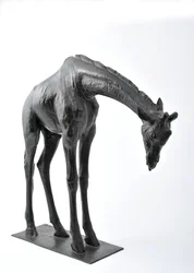 Large Giraffe with Lowered Head, modeled 1909-10, cast before 1913