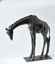 Large Giraffe with Lowered Head, modeled 1909-10, cast before 1913