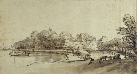 Bend in the Amstel near Kostverloren House