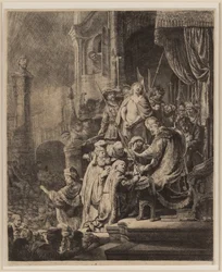 Christ Before Pilate: Large Plate
