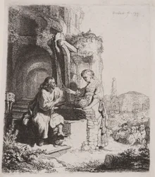 Christ and the Woman of Samaria: Among Ruins