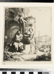 Christ and the Woman of Samaria among Ruins