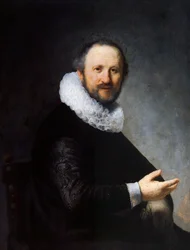 Portrait of a sitting man