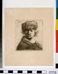 Self-portrait in a Heavy Fur Cap