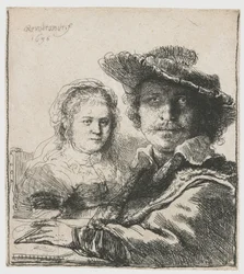 Self Portrait with Saskia