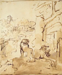 St. Jerome Reading in a Landscape