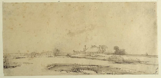 Water, meadows and a farmstead