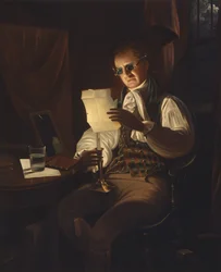 Man Reading by Candlelight, 1805-08