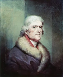 Portrait of Thomas Jefferson (1743-1826) by Rembrandt Peale (1778-1860)