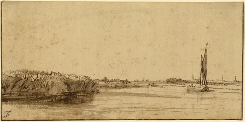 A Sailing Boat on a Wide Expanse of Water, c.1650