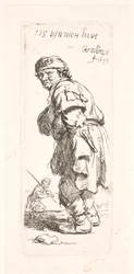 A Peasant: One of a Pair, Calling Out