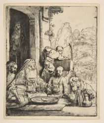 Abraham Entertaining the Angels, 1656