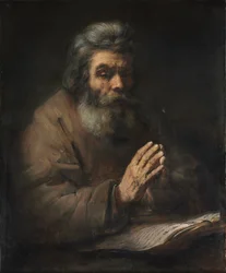 An Elderly Man in Prayer, 1660s or later