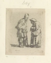 Beggar and Beggar Woman in Conversation