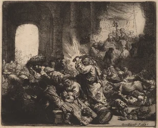 Christ Driving the Money Changers from the Temple
