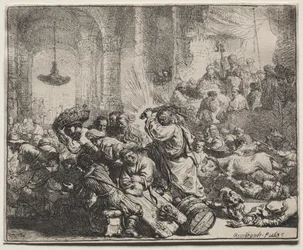 Christ Driving the Money Changers from the Temple