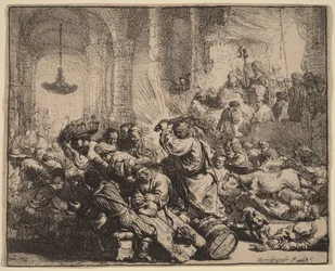 Christ Driving the Money Changers from the Temple