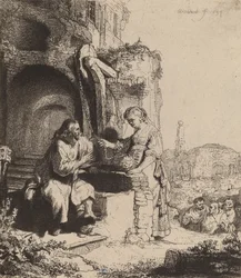 Christ and the Woman of Samaria Among Ruins, 1634