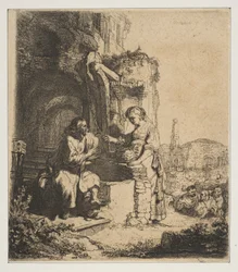 Christ and the Woman of Samaria among Ruins