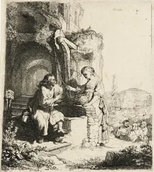 Christ and the Woman of Samaria among Ruins [John 4:5-20], 1634